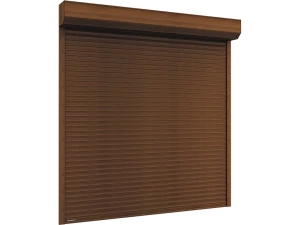 Рулонные ворота утепленные из профиля RH77M 1000x1400